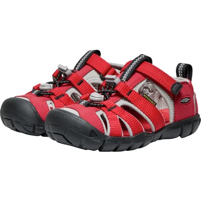 Abbildung von Keen Seacamp Unisex Trekkingsandale für Kinder, Größe: 27/28, Red Schuhe