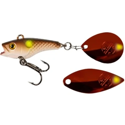 Abbildung von LMAB Good Vibe Jigspinner, mit Wechsel Blade, Jig Spinner zum Angeln, Barsch &amp; Hecht Spinjig (21 g, Ayu)