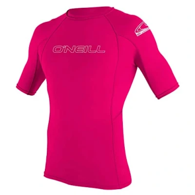 Abbildung von O&#039;Neill Wetsuits Mädchen Uv Schutz youth basic skins S/S crew, Watermelon, 4, 3345 182