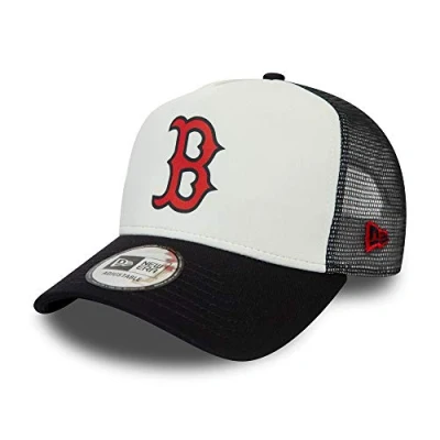 Abbildung von New Era Boston Red Sox MLB Cap Trucker Kappe verstellbar Baseball Snapback Weiss One Size