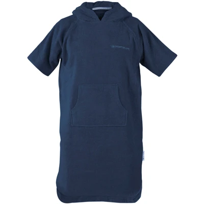 Abbildung von TOM TAILOR Junior Surf Poncho, 116 134cm, 100% Baumwolle/Frottier, UNI Blau (Dark Navy)