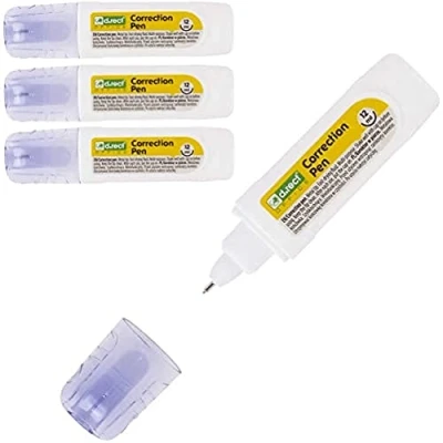 Abbildung von D.RECT Korrekturstift, Korrektur Pen, Correction Korrekturflüssigkeit 12ml weiß x 24 Stück