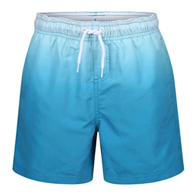 Abbildung von RIPT Jungen Essentials Quick Dry UV 50 Sonnenschutz Badeshorts Badehose, Blue Dip Dye, 9 10 Jahre