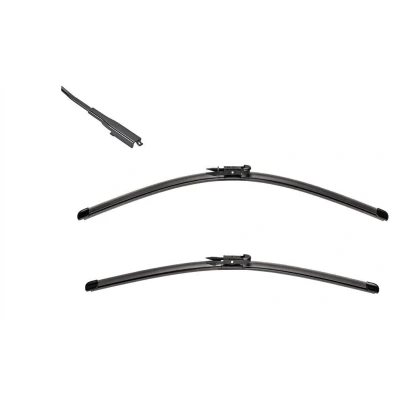 Abbildung von Scheibenwischer Valeo Silencio X.trm, Flat Blade Set 574389 vorne Rahmenlos Top Lock LAND ROVER: Freelander 2 Off Road, FORD: Kuga Mk3