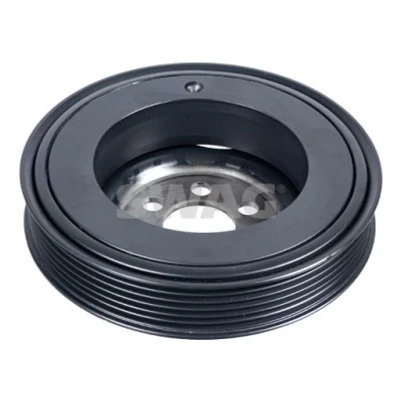 Abbildung von SWAG 30 93 2191 Kurbelwellenriemenscheibe 6PK 143mm 5 für Kurbelwelle AUDI: A6 C6 Avant, Saloon, A3 Sportback, VOLKSWAGEN: Scirocco III, GOLF 6