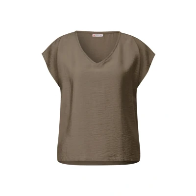 Abbildung von STREET ONE Damen A345606 V Neck Shirt, Mute Mocha, 34
