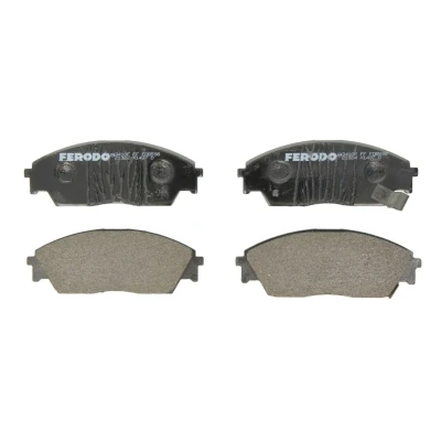 Abbildung von FERODO PREMIER ECO FRICTION FDB598 Bremsbelagsatz mit akustischer Verschleißwarnung ohne Zubehör HONDA: CRX 2, CIVIC 4 Hatchback, 6 Fastback