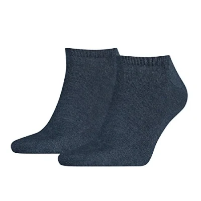 Abbildung von Tommy Hilfiger Herren Sneakersocken TH MEN SNEAKER 2P, Gr. 43/46, Blau (jeans)