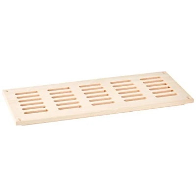 Abbildung von eliga Lüftungsgitter aus Holz, für circa 100 cm² Luftdurchlass