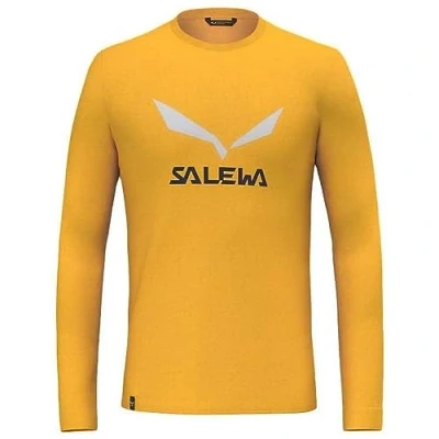 Abbildung von Salewa Solidlogo Dry Long Sleeve Tee Men, Gold, XL