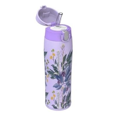 Abbildung von Super Sparrow Edelstahl Trinkflasche mit Strohhalm, Trinkbecher 750ml BPA Frei, Auslaufsicher Trinkflaschen kinder, Wasserflasche für Sport, Reisen, Schule