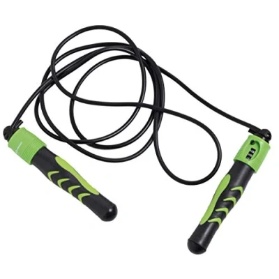 Abbildung von Schildkröt® Springseil Jump Rope mit Zählwerk, Schwarz Anthrazit, in 4 Farb Karton, 960113