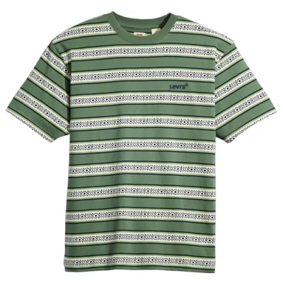 Abbildung von Levi&#039;s TAB Vintage TEE Tshirt basic, Herren, Größe: XL, Otis geo stripe dark forest