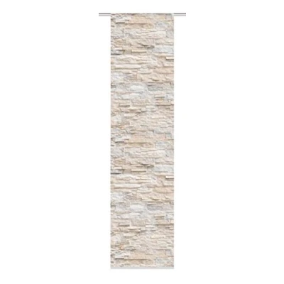 Abbildung von Home fashion SCHIEBEVORHANG DEKOSTOFF Digitaldruck WALLI, Stoff, anthrazit, 245 x 60 cm