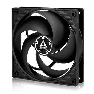 Abbildung von ARCTIC P12 Silent PC Lüfter, 120 mm Gehäuselüfter optimiert für statischen Druck, Case Fan, besonders leise, 1050 RPM Schwarz