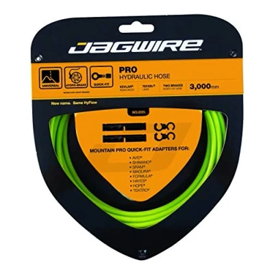 Abbildung von Jagwire HBK406 Hyflow Quick fit Bremsleitungsset Weiss Farbe Grün, 3m