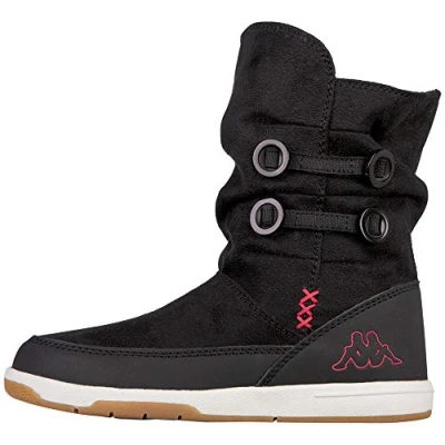 Abbildung von Kappa Unisex Kinder creme winter boots, Schwarz Black Pink 1122, 29 EU
