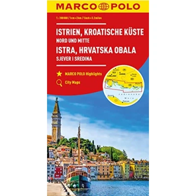 Abbildung von MARCO POLO Regionalkarte Kroatische Küste Nord und Mitte 1:200.000: