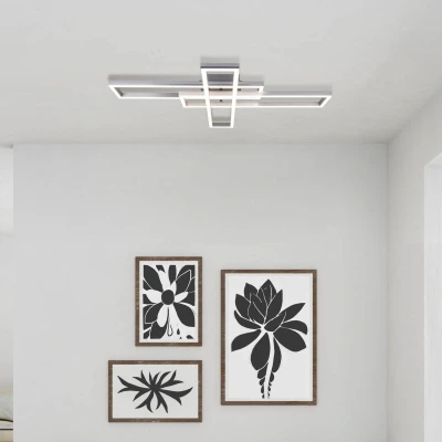 Abbildung von näve LED Deckenleuchte »BANTRY«, 1 flammig, CCT, RGB Backlight, dimmbar, Memory, Zeitschaltuhr, Nachtlicht