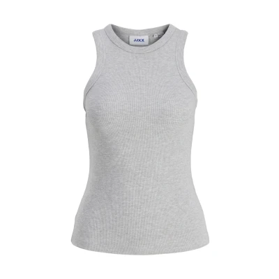Abbildung von JJXX SL RIB JRS Top, Damen, Größe: XS, Light grey melange