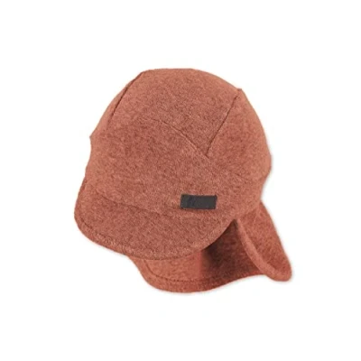 Abbildung von Sterntaler Baby Unisex Schirmmütze Nackenschutz Frottee Baby, Mützen aus Baumwolle mokka, 51