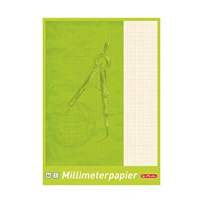 Abbildung von Herlitz 690404 Millimeterblock A4, 25 Blatt, 5 Stück