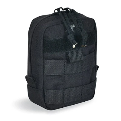 Abbildung von Tasmanian Tiger TT Tac Pouch 1 EDC Rucksack Zusatztasche mit Molle System und Patch Fläche, 15 x 10 4, Schwarz