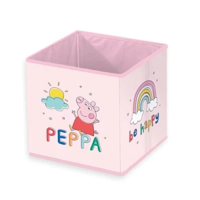 Abbildung von Herding Aufbewahrungsbox Peppa Pig, ca. 30 x cm, Aufbewahrung im Regal oder freistehend, 100% Polypropylen, Innen Papier