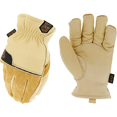 Abbildung von Mechanix Wear Durahide™ Insulated Driver Handschuhe (Medium, Schwarz/Grau)