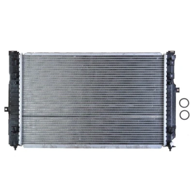 Abbildung von NRF EASY FIT 539504 Kühler, Motorkühlung Aluminium 632 398 32 mit Dichtring Kühlrippen gelötet AUDI: A4 B5 Avant, Saloon, A6 C5 Saloon