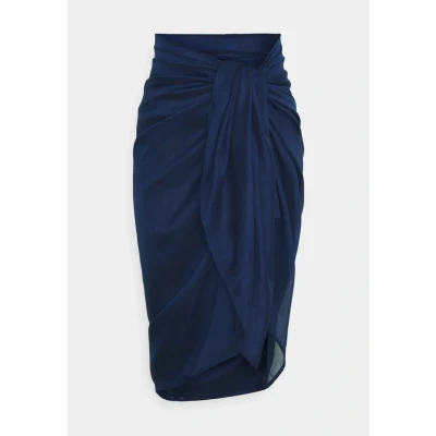 Abbildung von Lascana Pareo Wickelrock, Damen, Größe: One Size, Navy