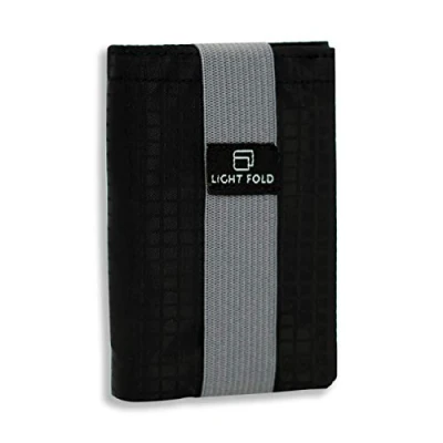 Abbildung von LIGHT FOLD Slim Wallet Geldbörse Ultra Dünn Herren Portemonnaie Kleine Geldbeutel Kartenetui mit RFID Schutz Minimalist Dreifachgefaltete Brieftasche Front Pocket Wallets