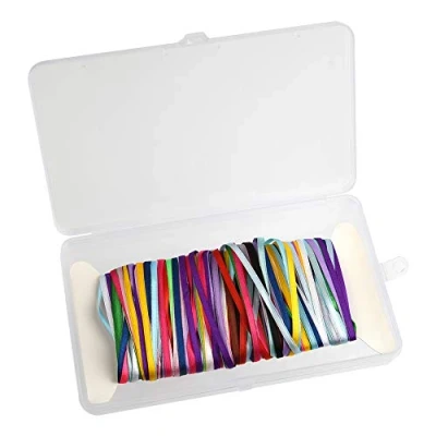 Abbildung von FEPITO 18 Stück x 4m Satinband 3mm Satinbänder in Verschiedenen Farben Geschenkband Schleifenband Hochzeit Dekoband Bänder Stoffband fur Valentinstag Danksagung Geburtstag Weihnachten