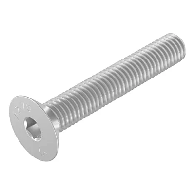 Abbildung von SECCARO Senkschraube M8 x 50 mm, Edelstahl V2A VA A2, DIN 7991 / ISO 10642, Innensechskant, 20 Stück