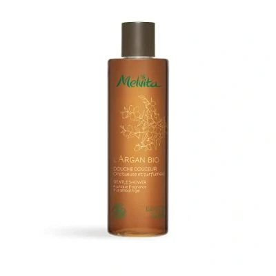Abbildung von Melvita Bio Argan Duschgel Sanfte Reinigung Sulfatfrei 99% natürlich zertifiziert Vegane Formel Flasche 250 ml