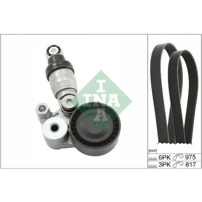 Abbildung von INA 529 0540 10 Keilrippenriemensatz Generatorfreilauf prüfen und ggf. erneuern MAZDA: CX 5 I, 6 Estate, 3 Hatchback