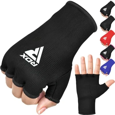 Abbildung von RDX Innenhandschuhe Boxen Muay Thai MMA Training, Elastisch Boxbandagen Kampfsport Sparring Handbandagen, Inner Boxing Gloves, Boxsack Punchingbälle Punchinghandschuhe