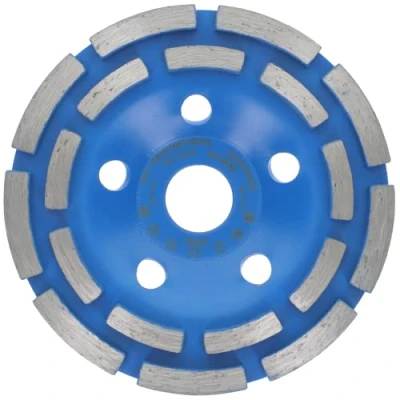 Abbildung von PRODIAMANT Diamant Schleiftopf Standard 125 mm x 22,2 für Beton, Mauerwerk, Stein doppelreihig 125mm
