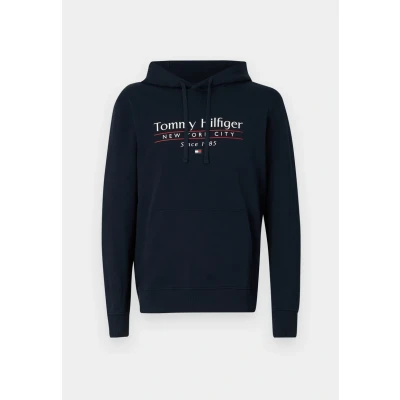 Abbildung von Tommy Hilfiger Center Stack Hoody Sweatshirt, Herren, Größe: XS, Desert sky