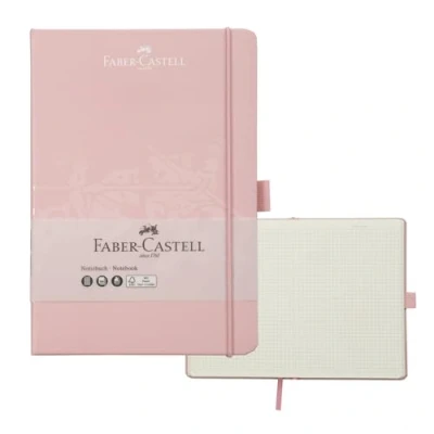Abbildung von FABER CASTELL 27826 Notizbuch DIN A5 rose shadows, kariert, 100 g/m², 194 Seiten FSC Mix Papier, 145 x 210 mm