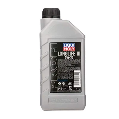 Abbildung von LIQUI MOLY Profi Longlife III 5W 30 1 L Synthesetechnologie Motoröl Art. Nr.: 20651, farblos