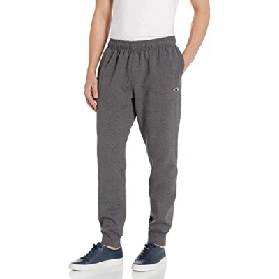 Abbildung von Champion Herren Powerblend Retro Fleece Jogger Hose, Granit Heather 549314, Groß