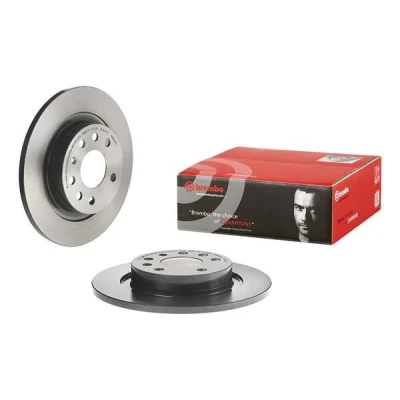 Abbildung von BREMBO COATED DISC LINE 08.A224.11 Bremsscheibe 278 12 5 voll beschichtet mit Schrauben FIAT: Croma II Estate