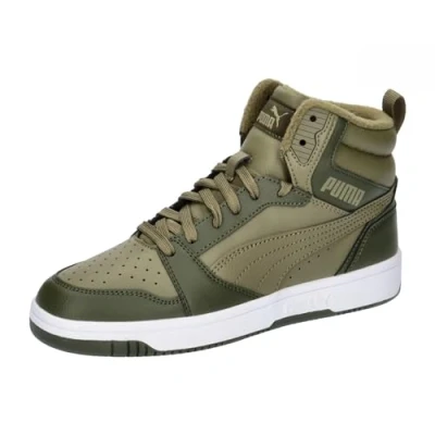 Abbildung von PUMA Rebound V6 Mid WTR Jr Sneaker, Alpine Snow Sand Dune Weiß, 38 EU