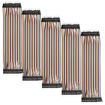 Abbildung von AZDelivery 5 x Jumper Wire Kabel 40 STK. je 20 cm M2M Male to kompatibel mit Arduino und Raspberry Pi Breadboard
