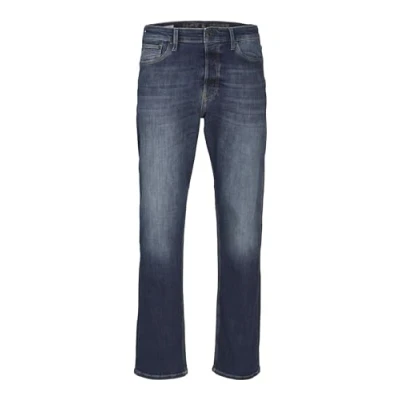 Abbildung von Jack &amp; Jones Ichris REED NOOS Jeans Straight Leg, Herren, Größe: 34x34, Blue denim