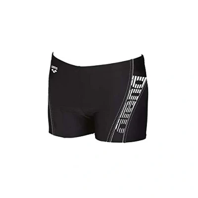 Abbildung von arena Byor Evo Herren Badehose für Meer und Schwimmbad, Chlor Salzbeständige Schwimmhose aus MaxFit Material, UV Schutz Faktor 50+, Badeshort, 9, Schwarz (Black black white)