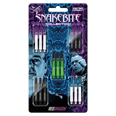 Abbildung von RED DRAGON Peter Wright Snakebite Nitro Ionic Dartschaft Sammlungen 5 Sätze pro Packung (15 Wellen insgesamt)