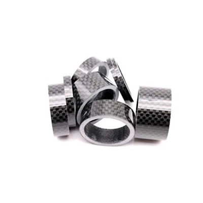 Abbildung von Ahead Vorbau Spacer 28,6mm Distanzscheiben Set1 1/8&quot; 2/3/5/8/10/12/15/20 mm Karbon Matt Glossy neu (Glossy)