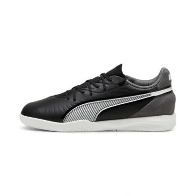 Abbildung von PUMA King Match IT Jr Soccer Shoe, Black White Cool Dark Gray, 35.5 EU